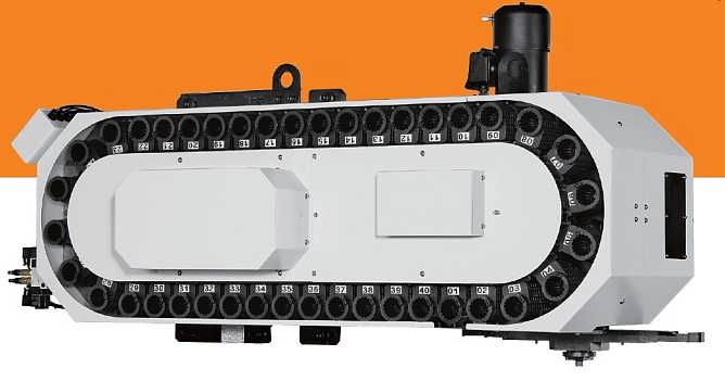 臥式加工中心使用什么類(lèi)型的刀庫(kù)(圖3) 臥式加工中心使用什么類(lèi)型的刀庫(kù)(圖3)